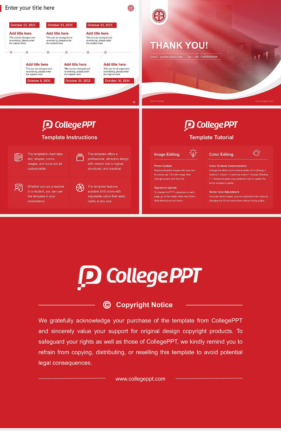Bacone College Lecture Sharing and Networking Event PPT Template4:3 ratio PPT effect preview image4
