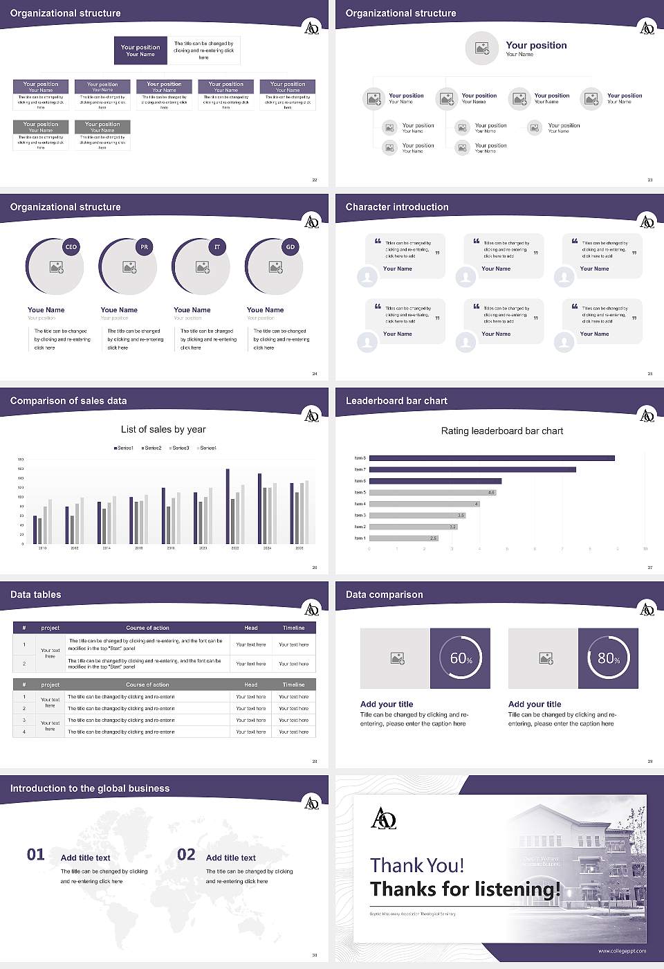 Baptist Missionary Association Theological Seminary Academic Presentation/Research Findings Report PPT Template16:9 ratio PPT effect preview image4