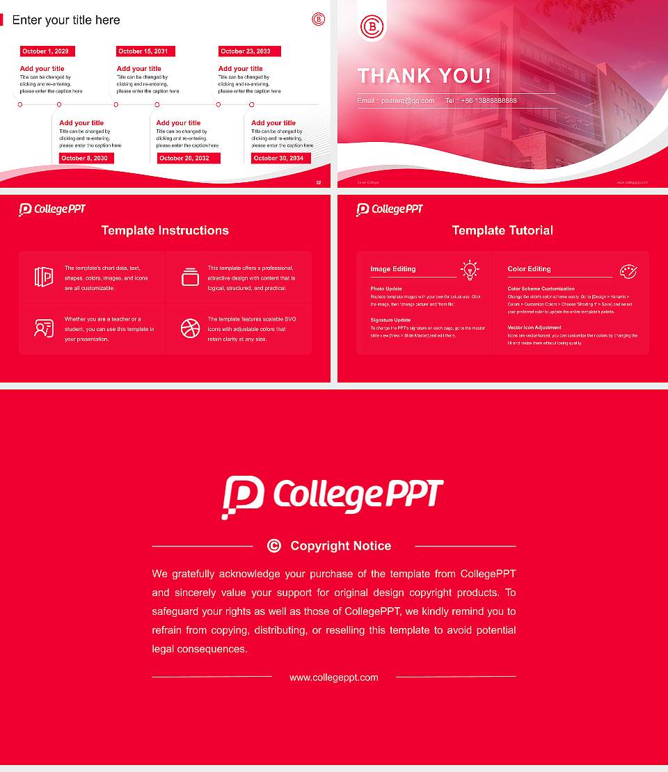 Baker College Lecture Sharing and Networking Event PPT Template16:9 ratio PPT effect preview image4