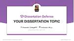 Arkansas Baptist College Graduation Thesis Defense PPT Template