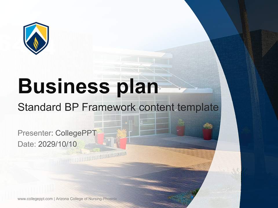 Arizona College of Nursing-Phoenix Competition/Entrepreneurship Contest PPT Template4:3 ratio PPT effect preview image9