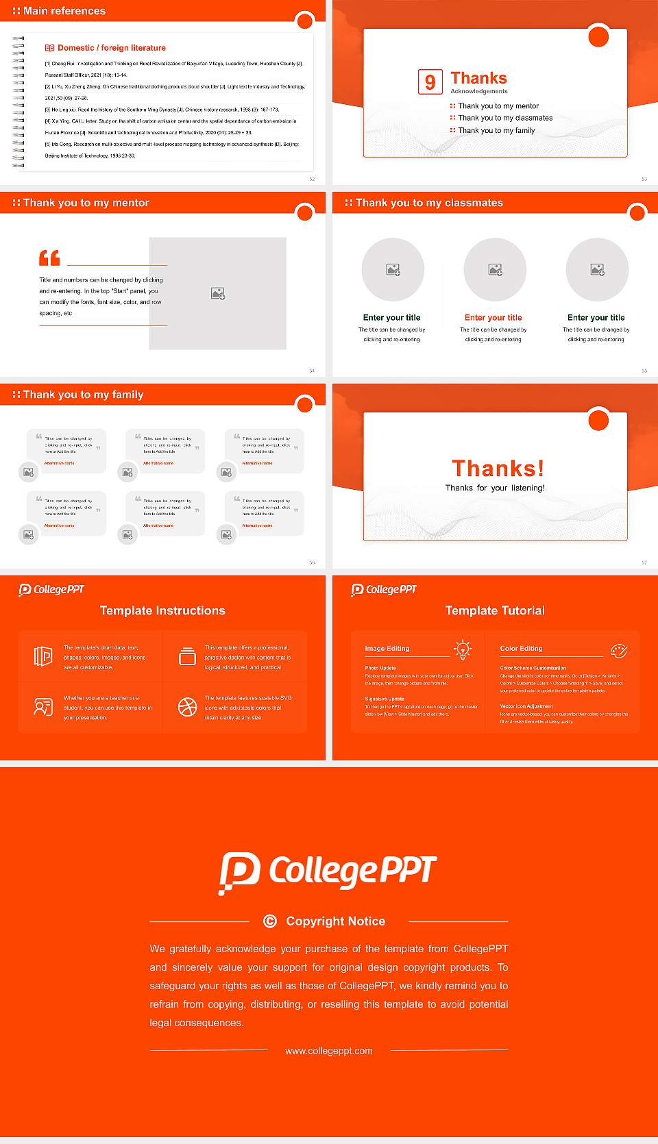 Art Center College of Design Graduation Thesis Defense PPT Template16:9 ratio PPT effect preview image7