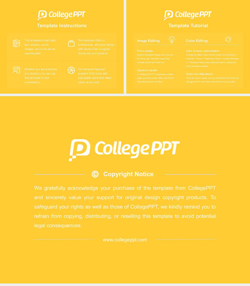 Baldwin Wallace University Course/Courseware Creation PPT Template4:3 ratio PPT effect preview image5