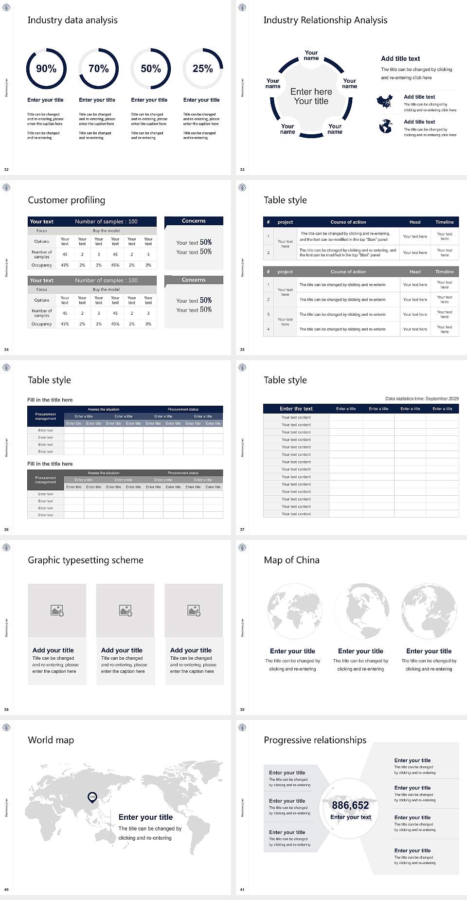 Mission University Competition/Entrepreneurship Contest PPT Template4:3 ratio PPT effect preview image5