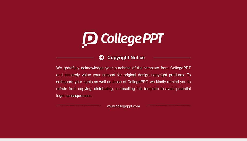 Bates College General Purpose PPT Template16:9 ratio PPT effect preview image6