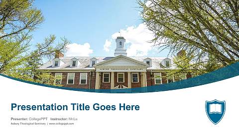 Asbury Theological Seminary Course/Courseware Creation PPT Template