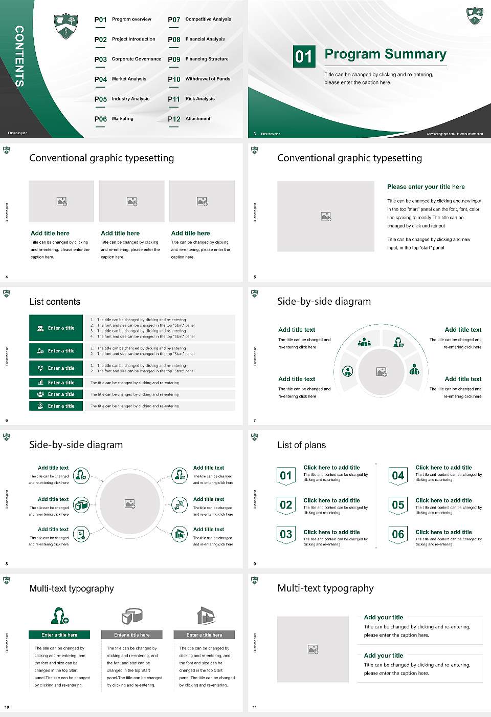 Arkansas Colleges of Health Education Competition/Entrepreneurship Contest PPT Template16:9 ratio PPT effect preview image2