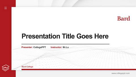 Bard College Thesis Proposal/Graduation Defense PPT Template