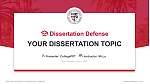 Barry University Graduation Thesis Defense PPT Template
