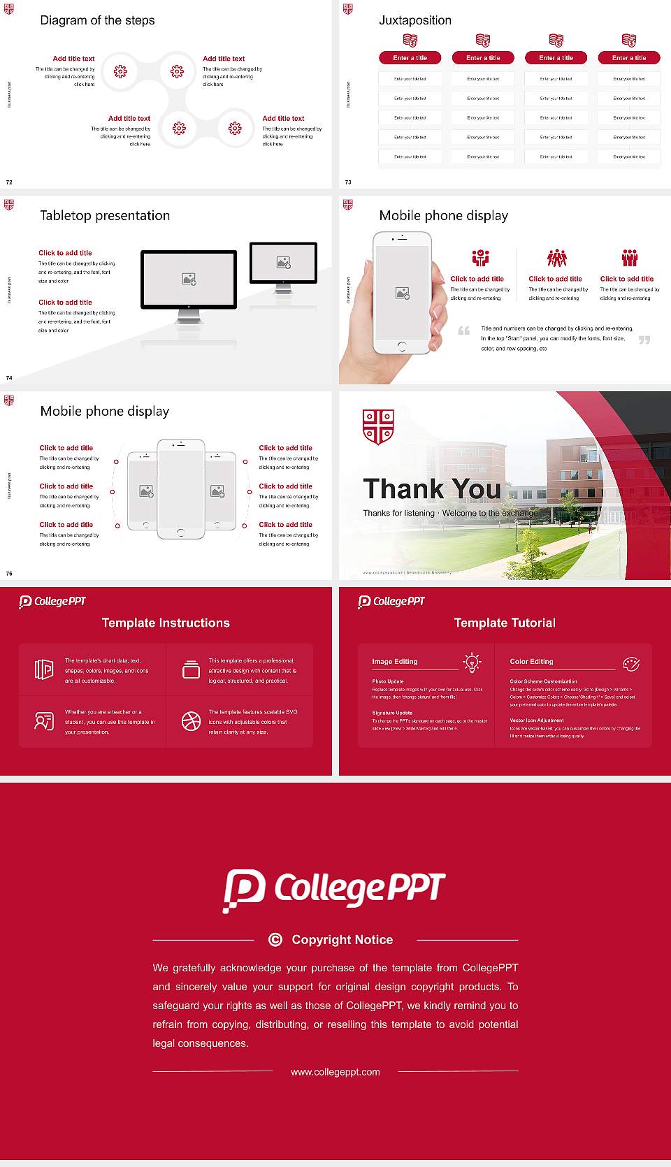 Benedictine University Competition/Entrepreneurship Contest PPT Template16:9 ratio PPT effect preview image9