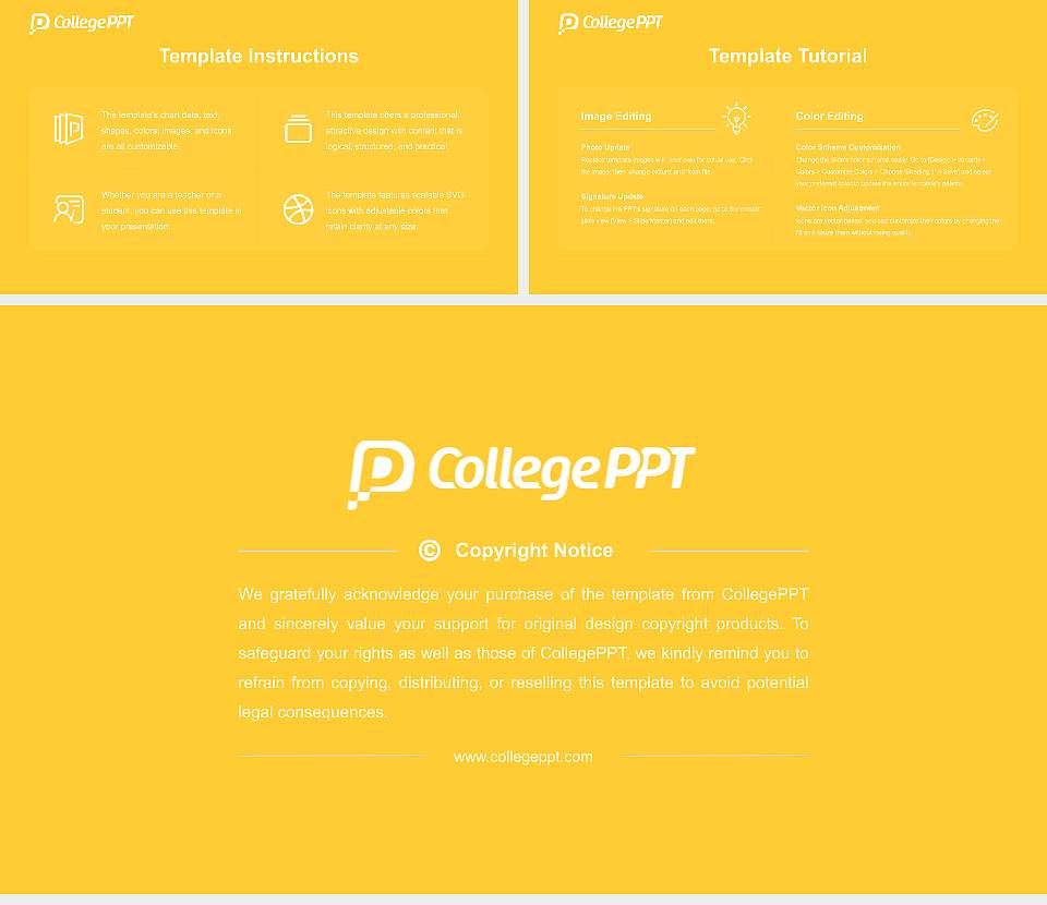 Baldwin Wallace University Course/Courseware Creation PPT Template16:9 ratio PPT effect preview image5