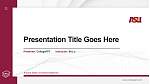 Arizona State University-Polytechnic Thesis Proposal/Graduation Defense PPT Template