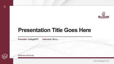 Bellarmine University Thesis Proposal/Graduation Defense PPT Template