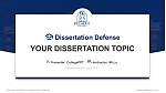 Belmont University Graduation Thesis Defense PPT Template