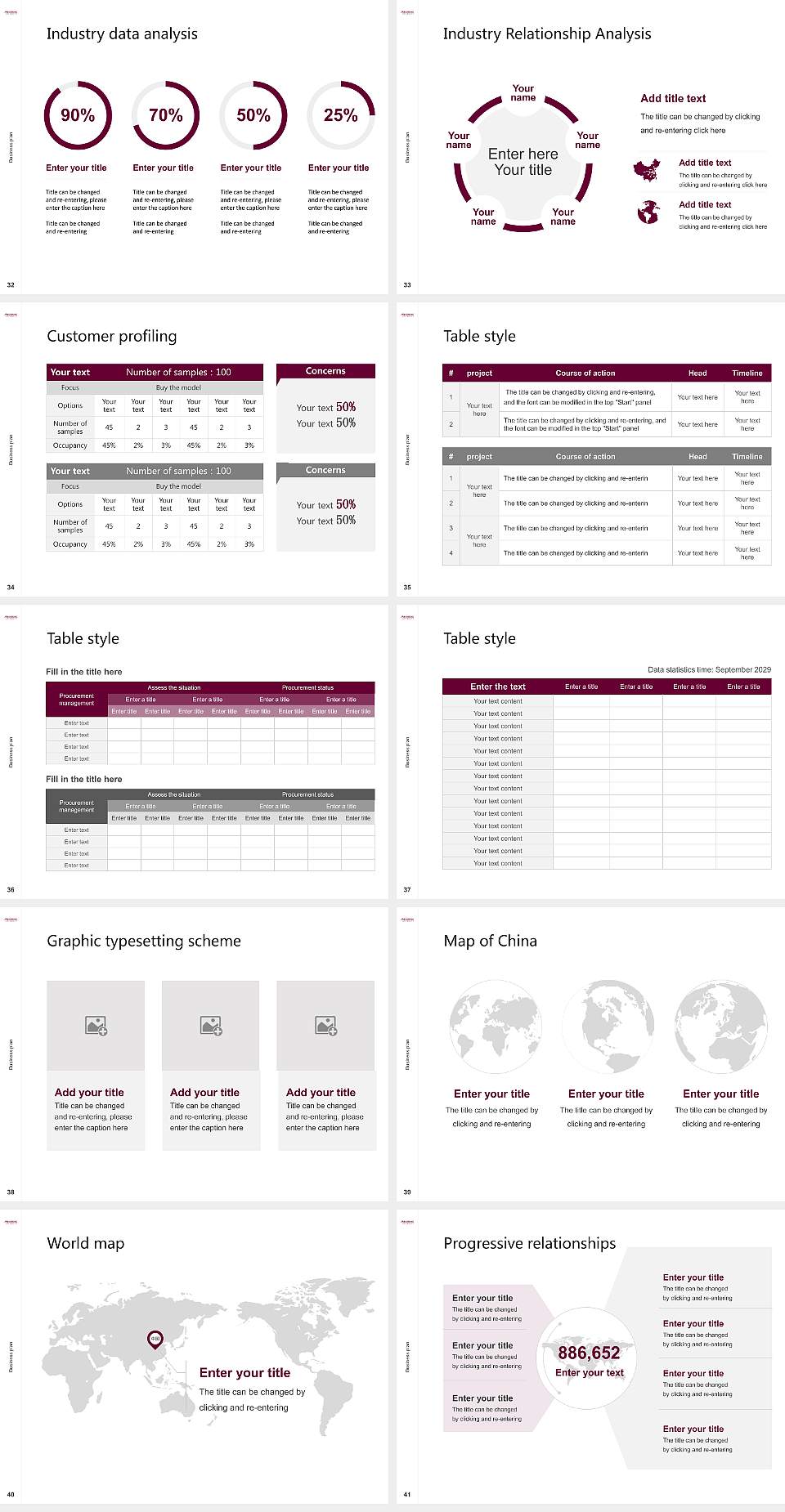 Augsburg University Competition/Entrepreneurship Contest PPT Template4:3 ratio PPT effect preview image5