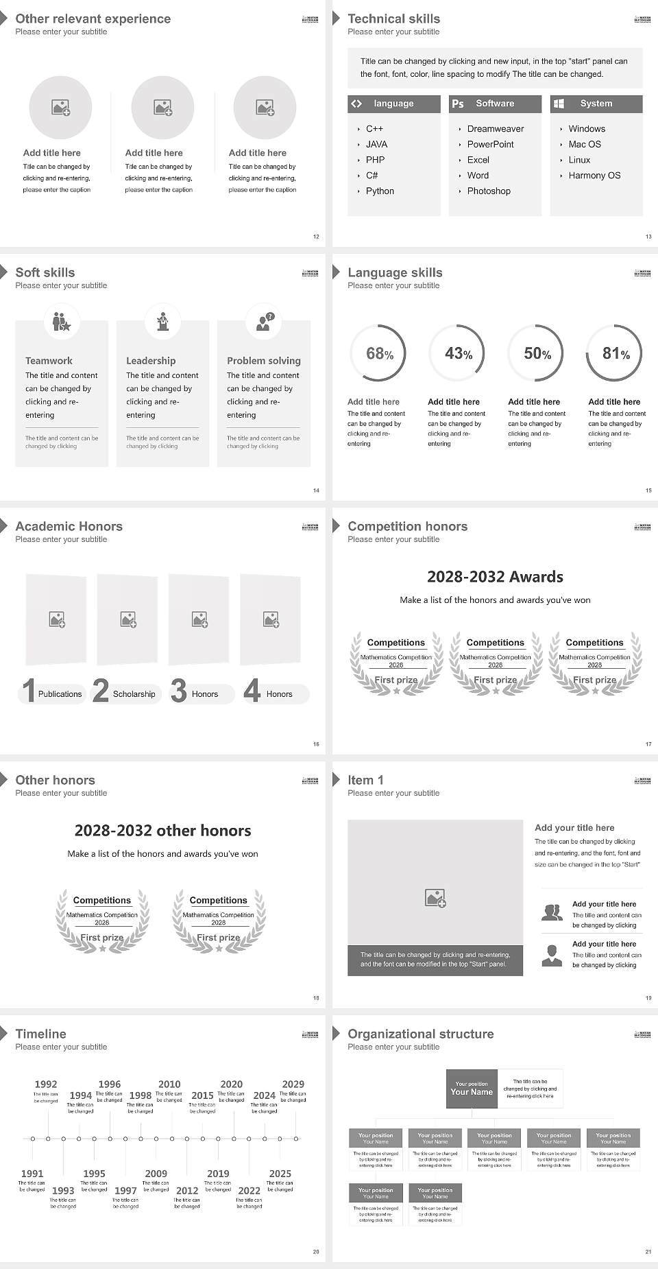 Bais Medrash Mayan Hatorah Resume PPT Template4:3 ratio PPT effect preview image3