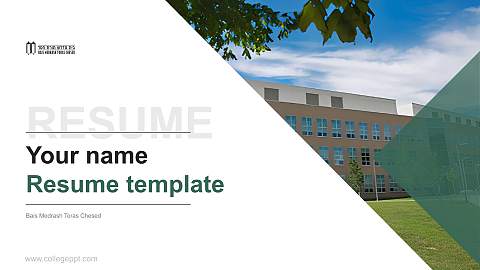 Bais Medrash Toras Chesed Resume PPT Template