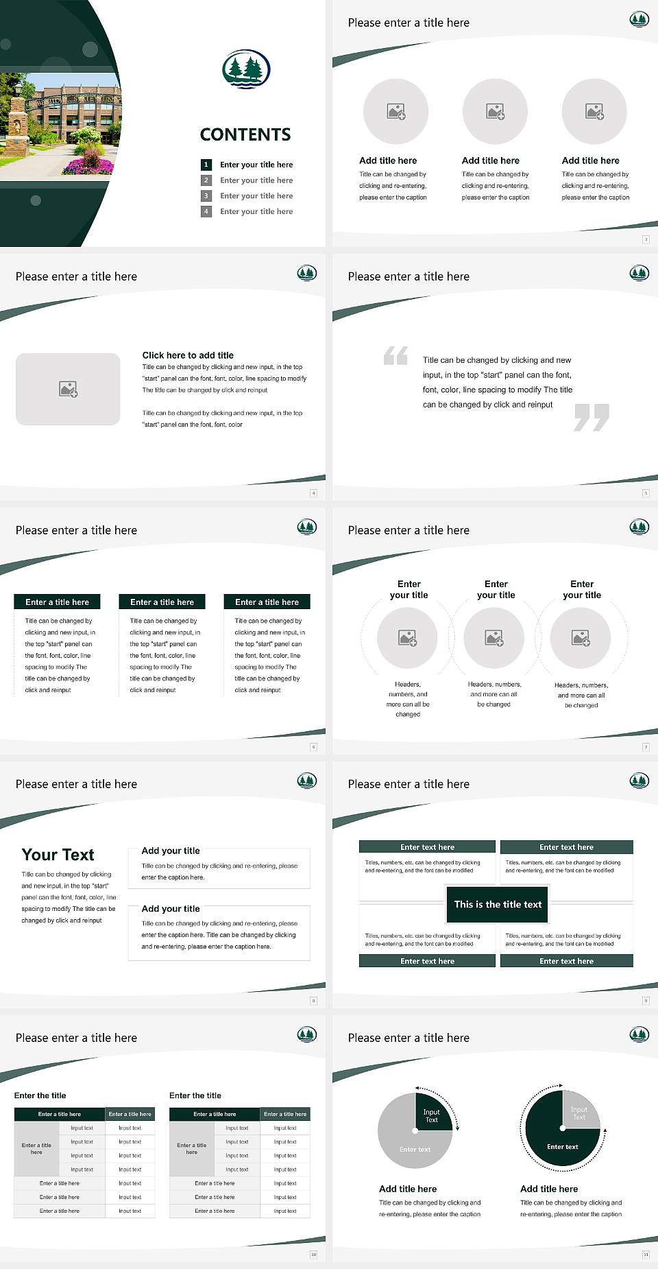 Bemidji State University Course/Courseware Creation PPT Template4:3 ratio PPT effect preview image2