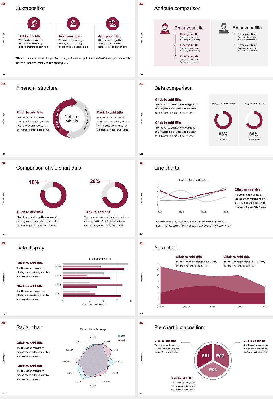 Arizona State University-West Competition/Entrepreneurship Contest PPT Template16:9 ratio PPT effect preview image7