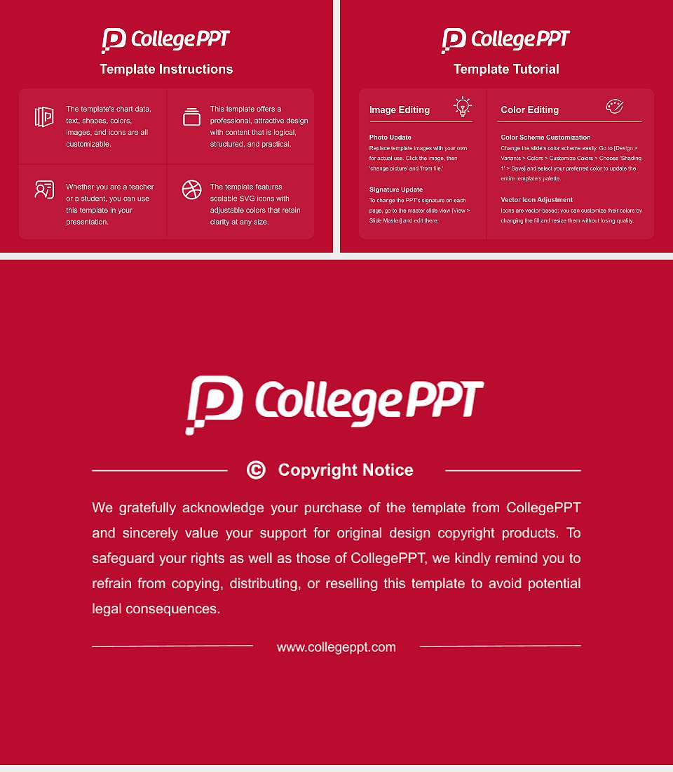 Ball State University Academic Presentation/Research Findings Report PPT Template4:3 ratio PPT effect preview image5