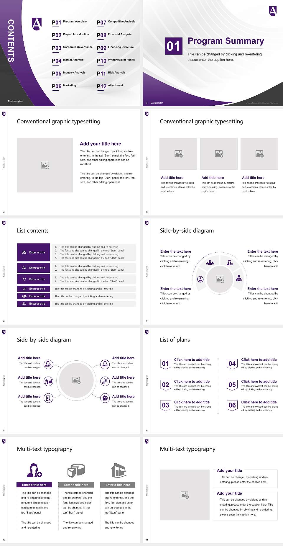 Avila University Competition/Entrepreneurship Contest PPT Template4:3 ratio PPT effect preview image2