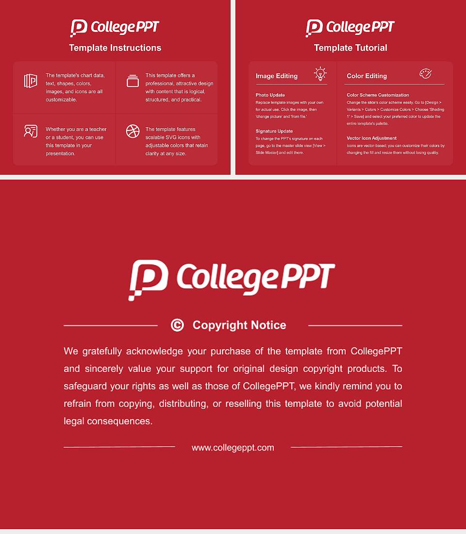 Belmont Abbey College Course/Courseware Creation PPT Template4:3 ratio PPT effect preview image5