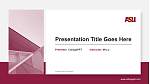 Arizona State University General Purpose PPT Template