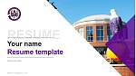 Ashland University CV Modèle PPT