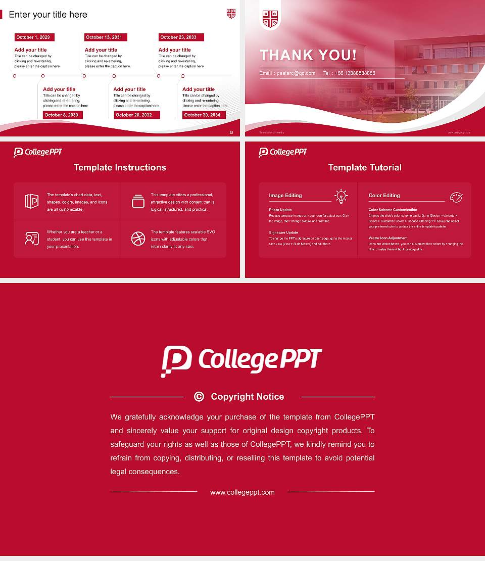 Benedictine University Lecture Sharing and Networking Event PPT Template16:9 ratio PPT effect preview image4