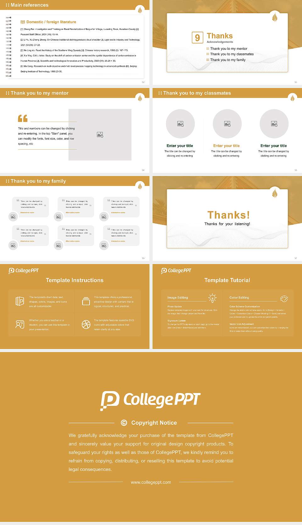 Beacon College Graduation Thesis Defense PPT Template16:9 ratio PPT effect preview image7