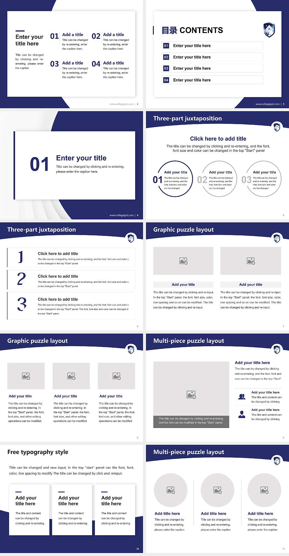 Aspen University Academic Presentation/Research Findings Report PPT Template4:3 ratio PPT effect preview image2