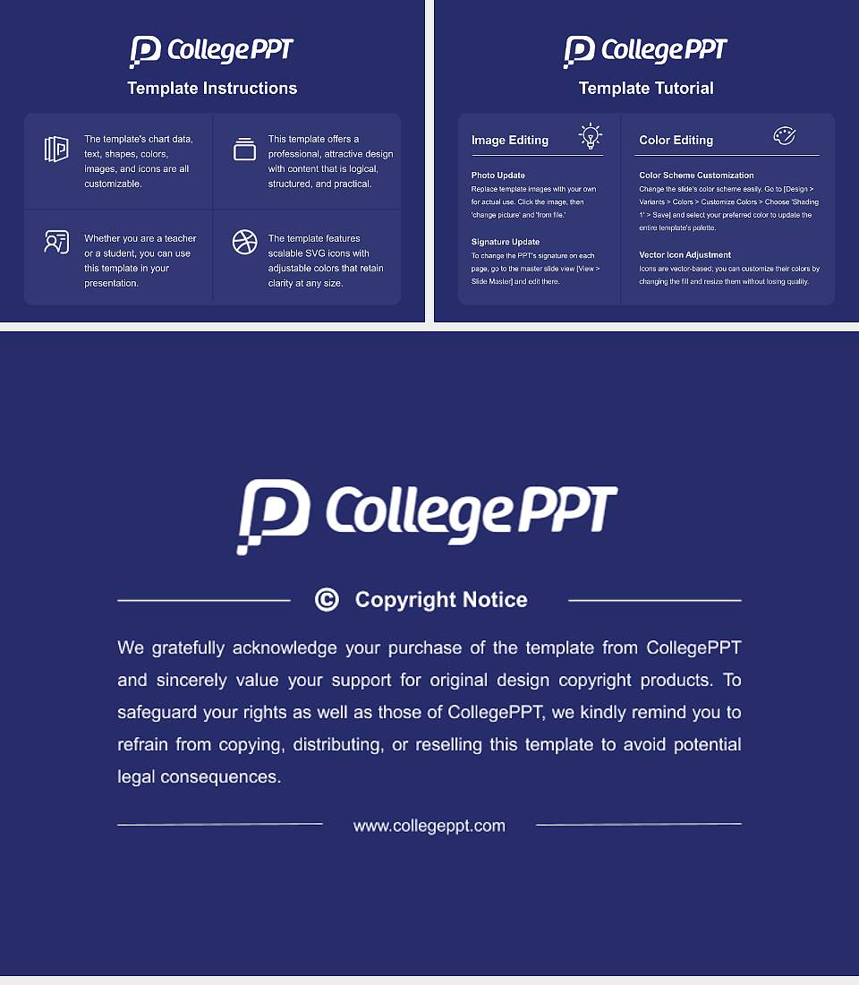 Aspen University Academic Presentation/Research Findings Report PPT Template4:3 ratio PPT effect preview image5