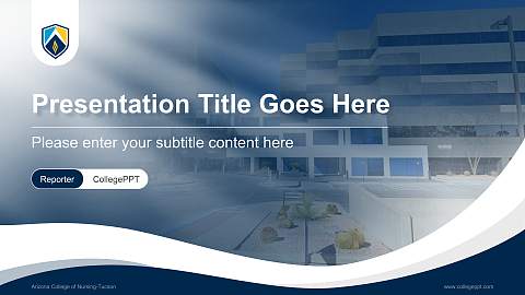 Arizona College of Nursing-Tucson Lecture Sharing and Networking Event PPT Template