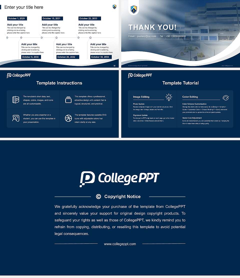 Arizona College of Nursing-Tucson Lecture Sharing and Networking Event PPT Template16:9 ratio PPT effect preview image4