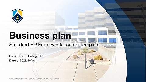 Arizona College of Nursing-Tucson Competition/Entrepreneurship Contest PPT Template