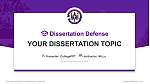 Ashland University Soutenance de thèse Modèle PPT