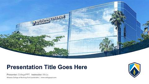 Arizona College of Nursing-Fort Lauderdale Course/Courseware Creation PPT Template