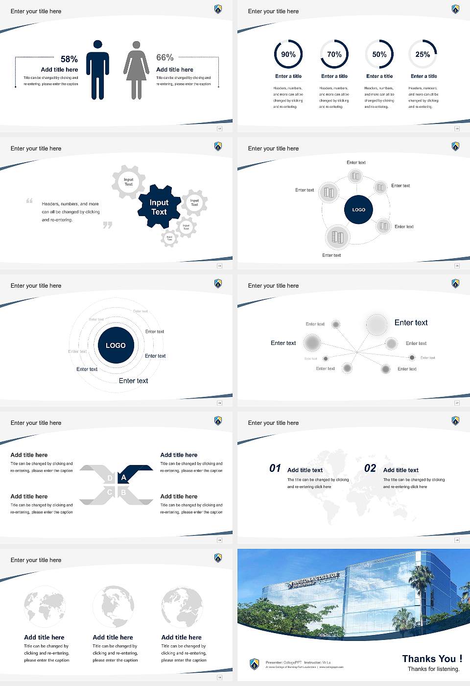 Arizona College of Nursing-Fort Lauderdale Course/Courseware Creation PPT Template16:9 ratio PPT effect preview image4