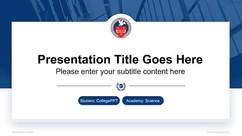 Athenaeum of Ohio National Scholarship Defense PPT Template
