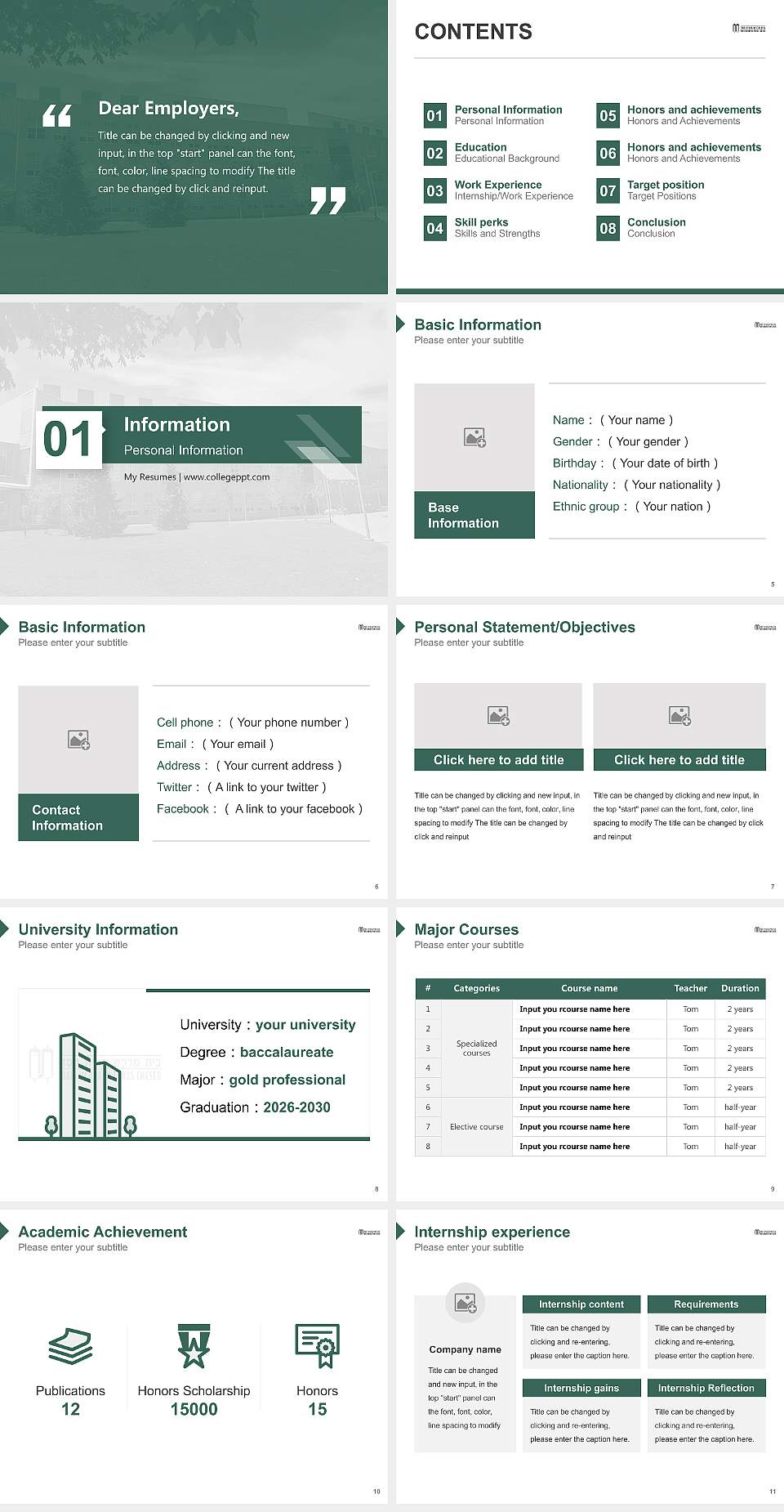 Bais Medrash Toras Chesed Resume PPT Template4:3 ratio PPT effect preview image2