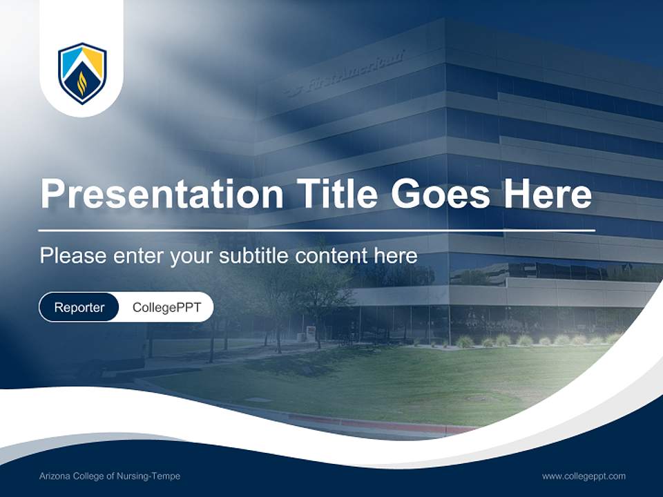 Arizona College of Nursing-Tempe Lecture Sharing and Networking Event PPT Template4:3 ratio PPT effect preview image4