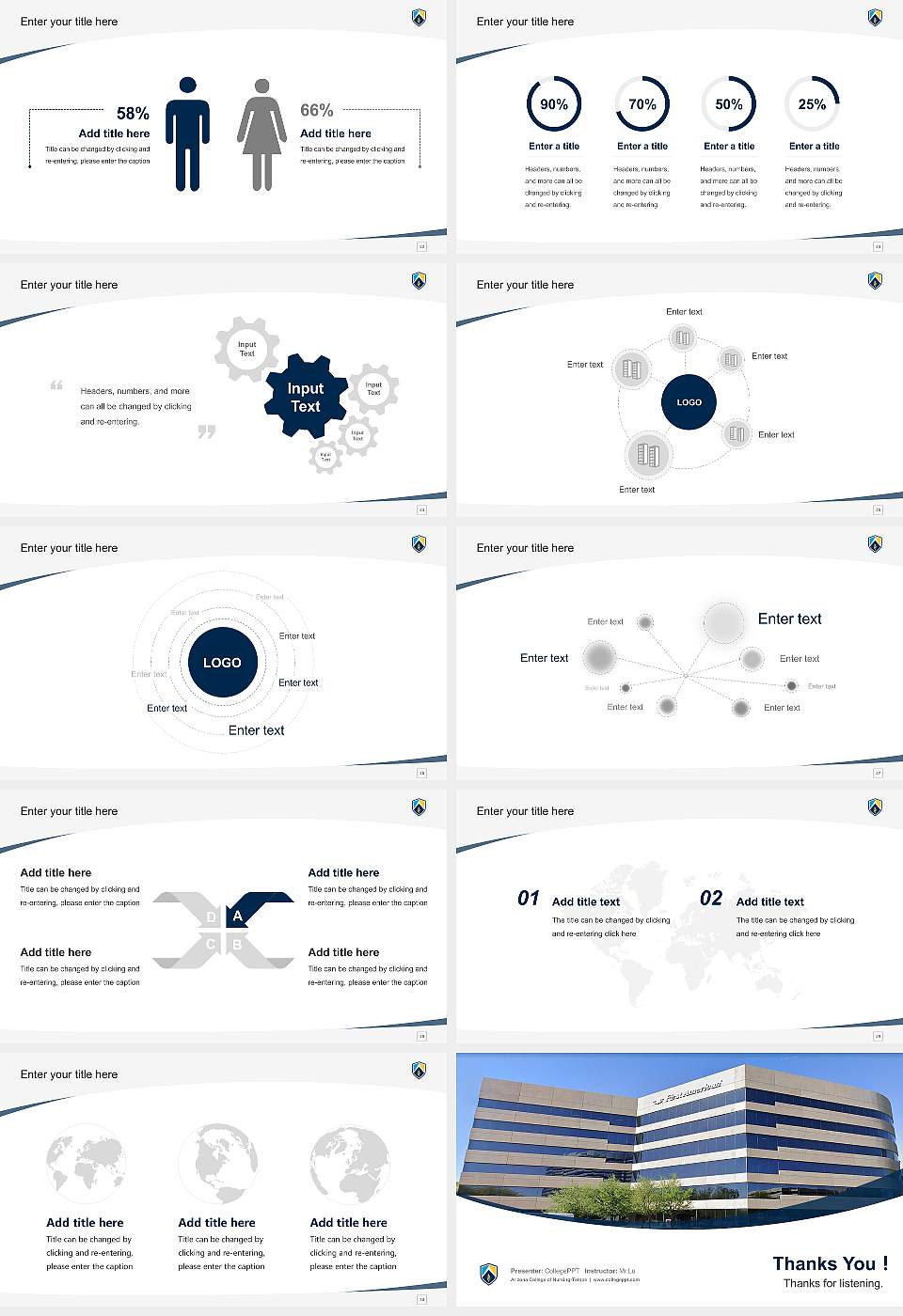 Arizona College of Nursing-Tempe Course/Courseware Creation PPT Template16:9 ratio PPT effect preview image4