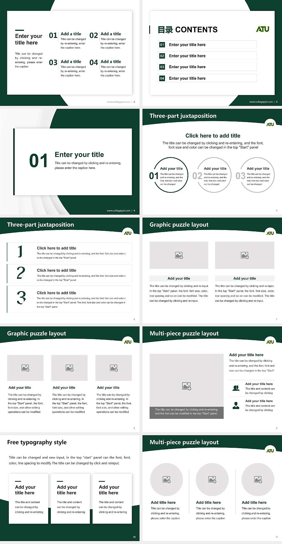 Arkansas Tech University Academic Presentation/Research Findings Report PPT Template4:3 ratio PPT effect preview image2