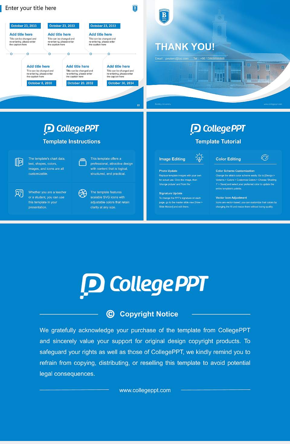 Bentley University Lecture Sharing and Networking Event PPT Template4:3 ratio PPT effect preview image4