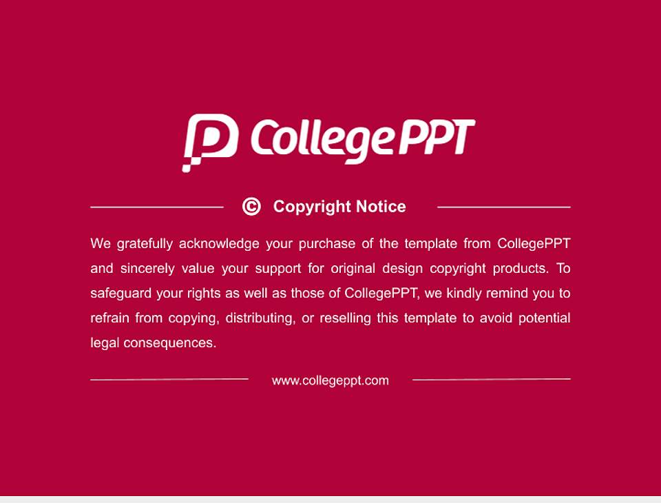 Austin College Thesis Proposal/Graduation Defense PPT Template4:3 ratio PPT effect preview image5