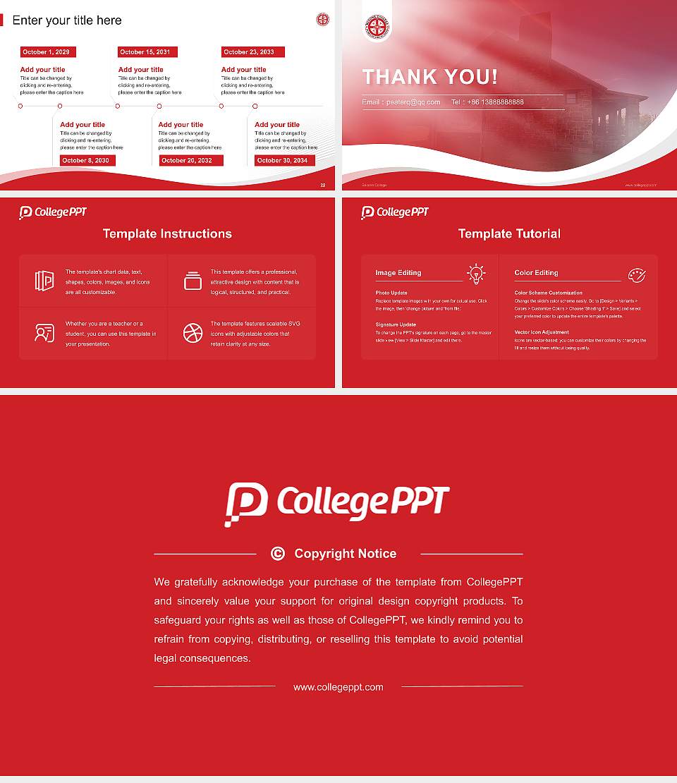 Bacone College Lecture Sharing and Networking Event PPT Template16:9 ratio PPT effect preview image4