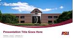 Arizona State University-West Course/Courseware Creation PPT Template