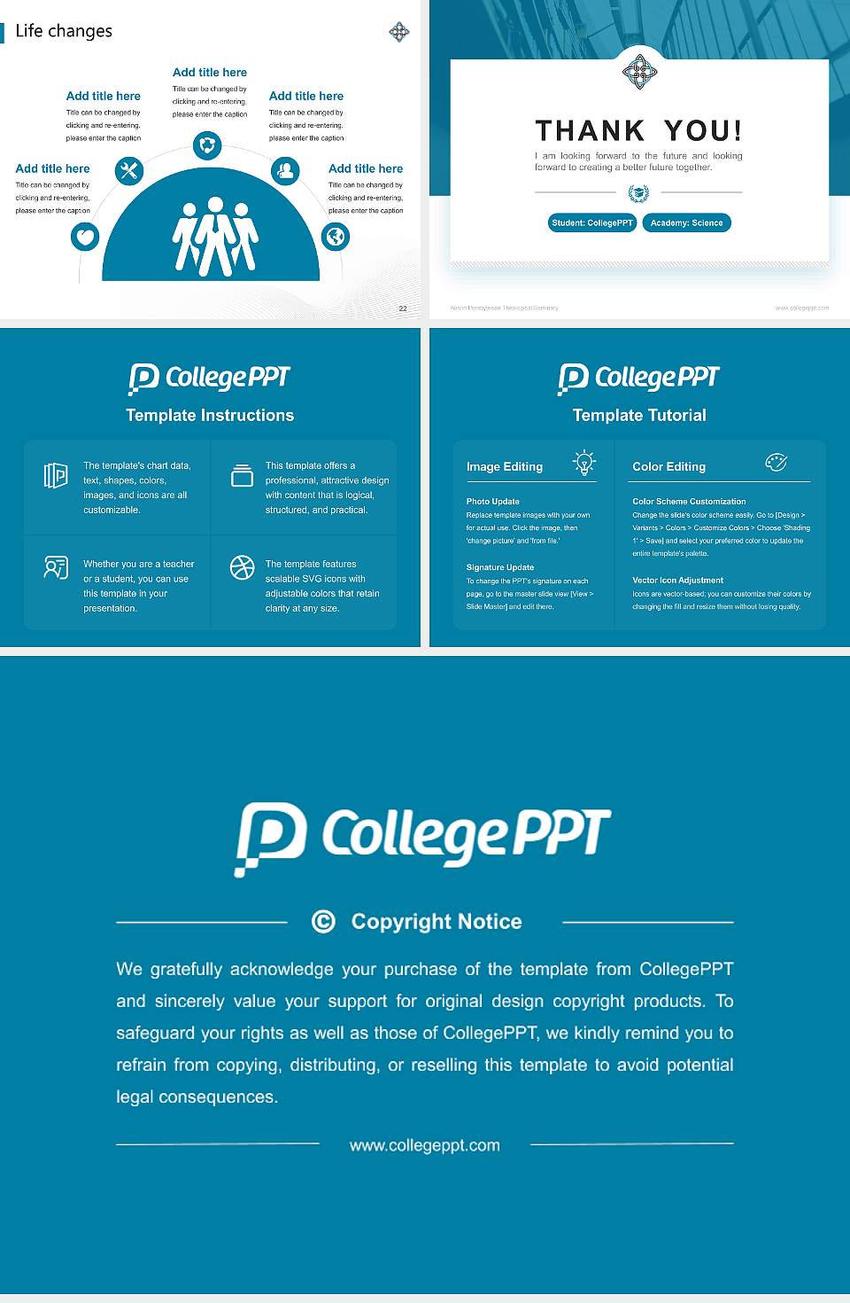 Austin Presbyterian Theological Seminary National Scholarship Defense PPT Template4:3 ratio PPT effect preview image4