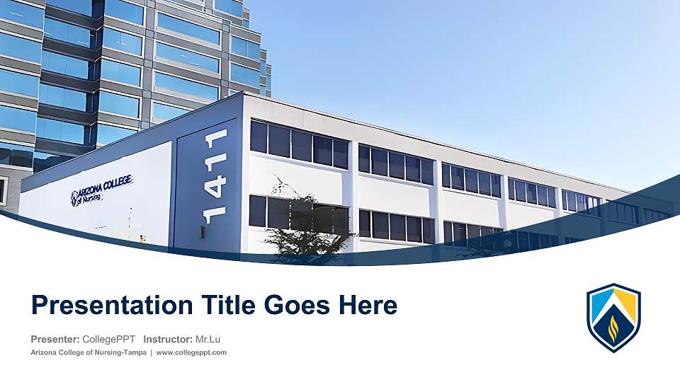 Arizona College of Nursing-Tampa Course/Courseware Creation PPT Template16:9 ratio PPT effect preview image