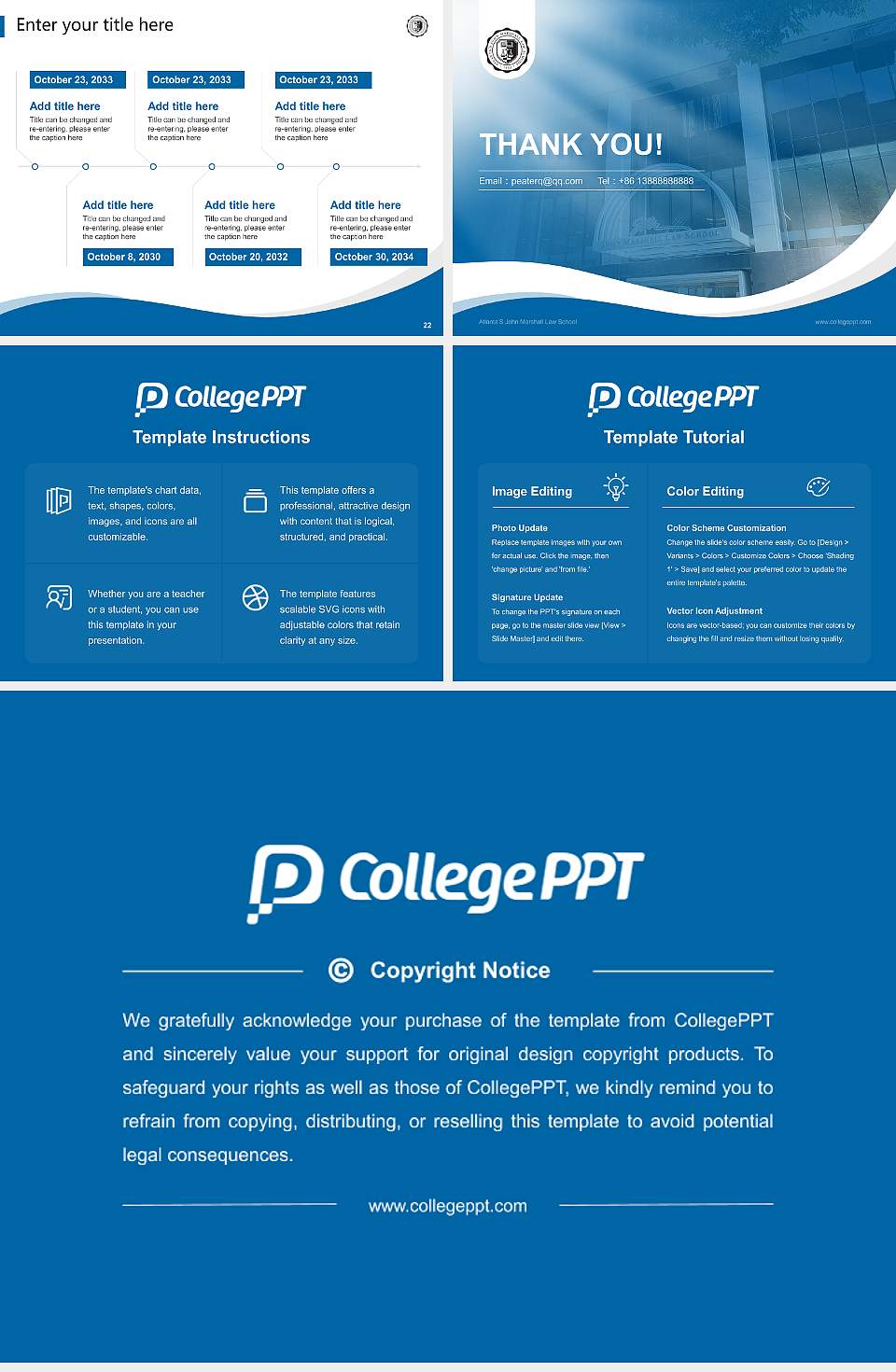 Atlanta’S John Marshall Law School Lecture Sharing and Networking Event PPT Template4:3 ratio PPT effect preview image4